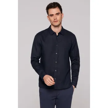 Pánská košile KOŠILE CM2502-5191-31 XXL, Tmavě modrá