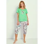 TARO Dámské pyžamo Lia3344 Barva: ss51-zelená, Velikost: L
