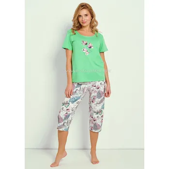 Dámské pyžamo TARO Dámské pyžamo Lia3344 Barva: ss51-zelená, Velikost: L