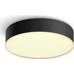 Hue Bluetooth LED White Ambiance Stropní svítidlo Philips Enrave S 41158/30/P6 9,6W 1220lm 2200-6500K IP20 26,1cm černé, stmívatelné s dálkovým ovladačem