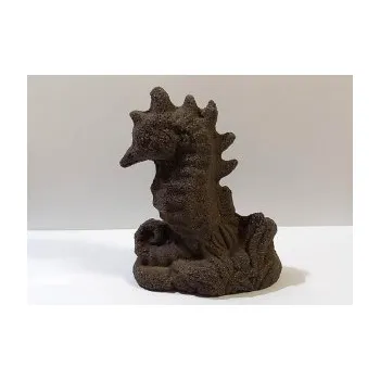 Kompresor do akvária Vzduchovací kámen mořský kůň černý