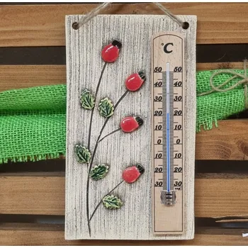 Domácí teploměr Keramický teploměr se šípkem - dekorativní
