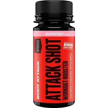Anabolizér Body Attack Shot 60 ml Příchuť: Grapefruit
