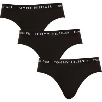 Slipy 3PACK pánské slipy Tommy Hilfiger černé (UM0UM02206 0TE) XXL UM0UM02206 0TE Možnost vrácení zboží ZDARMA do 120 dnů!