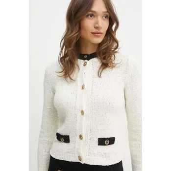 Dámský svetr Kardigan Twinset dámský, béžová barva, 251TP3442 01X, vel. L