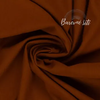 Bavlněný úplet Karamel 713 *NEW* (E) (Kvalitní úplet z Německa)