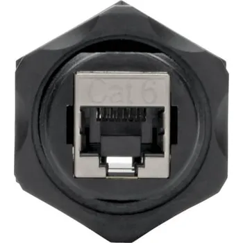 Síťový kabel EATON Spojka, připojení Ethernet zařízení v průmyslu, IP68, montáž do panelu, Cat5/Cat6 Samice/Samice N206-BC01-IND