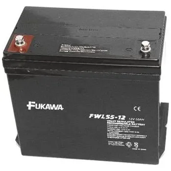 Počítač FUKAWA akumulátor FWL 55-12 (12V; 55Ah; závit M6; životnost 10let) FWL 55-12