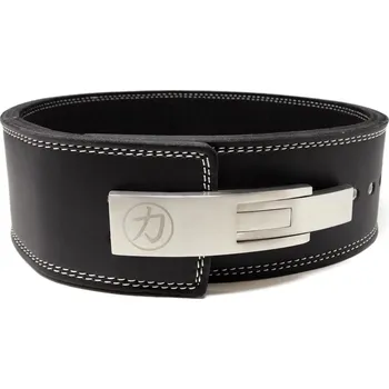 Opasek na cvičení SS Vzpěračský opasek pákový 13 mm IPF s vyšitým logem, S Varianta: Vzpěračský opasek pákový 13 mm IPF s vyšitým logem, L