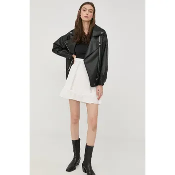 Dámská sukně Bavlněná sukně The Kooples FJUP24078K bílá 00X, vel. L