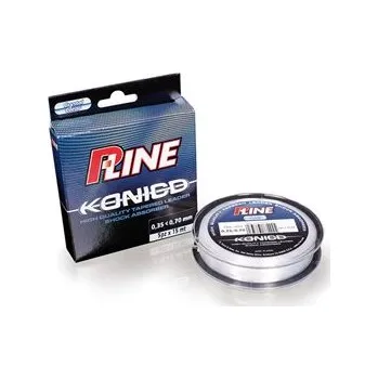 P-Line ujímané šokové návazce Konico 5 x 15 m Varianta: 0,25 - 0,45 mm