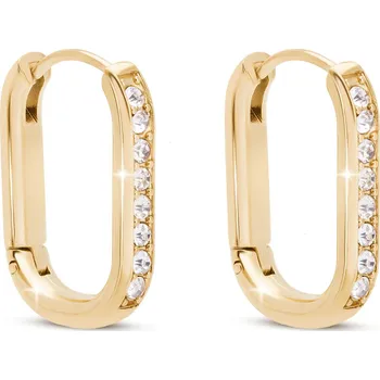 Náušnice biju Obdélníkové náušnice se zirkonovou linií 3264