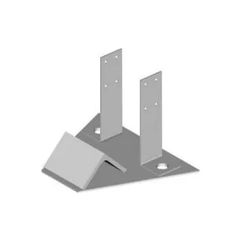 Úhloměr Kotva krokve BV/KK, 12-21/120, 120mm, ZB / balení 1 ks