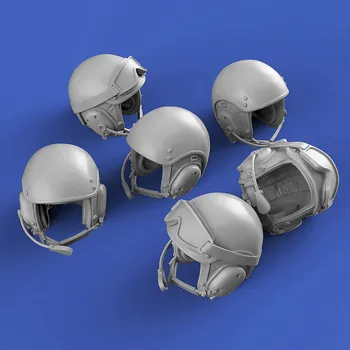 Plastikový model Royal Model 1/35 IDF CVC helmets set