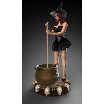 Plastikový model Royal Model 1/24 Witch Pinup Girl Halloween