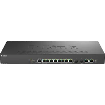 Síťový prvek D-Link DMS-1250-12TP/E, 8x 2.5G PoE, 2x 10G SFP+, 2x 10G RJ45, 240W Smart Managed Switch DMS-1250-12TP/E