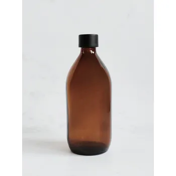 Dávkovač mýdla MONA 500 ml s uzávěrem v barvě tmavého dřeva