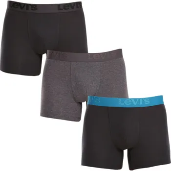 Boxerky 3PACK pánské boxerky Levis vícebarevné (905045001 023) L 905045001 023 Možnost vrácení zboží ZDARMA do 120 dnů!