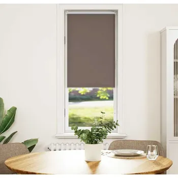 Roleta vidaXL Roleta zatemňovací šířka látky 55,7 cm polyester [4011016] Barva: Kávová