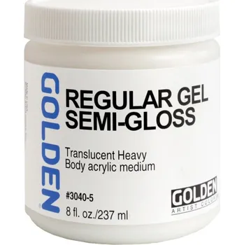 Speciální výtvarná barva Golden gel saténový (semi-gloss), 237ml