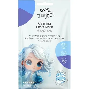 Pleťová maska Selfie-Project Peelingy-a-masky Sheet-masks#IcyQueenFantasy Calming Sheet Mask 1 Stk. (50,00 Kč / 1 ks.)