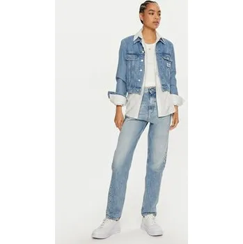 Calvin Klein Jeans Jeansy J20J224008 Modrá Authentic Straight Fit 25_30