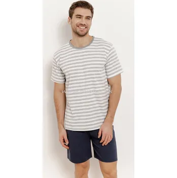 Pánské pyžamo TARO Pánské pyžamo Jasper3394 Barva: ss51-bielaP, Velikost: 2XL