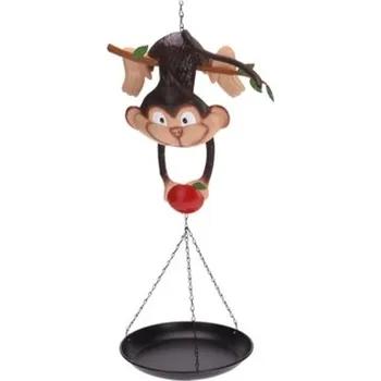 Pro ptáka Kovové krmítko na zavěšení 67x39,5x21 cm opice