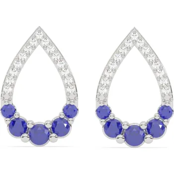 Náušnice Zlaté náušnice se safírem a diamanty FE1984905SAPW