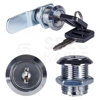 Visací zámek Boční zámek pro skříně typu NEKU 10", dva klíče