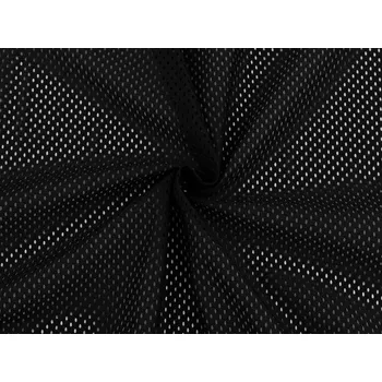 Oděvní síťovina úpletová, barva 4 (2) černá