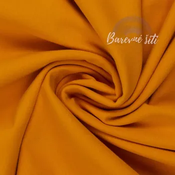 Bavlněný úplet Hořčice 314 *NEW* (E) (Kvalitní úplet z Německa)