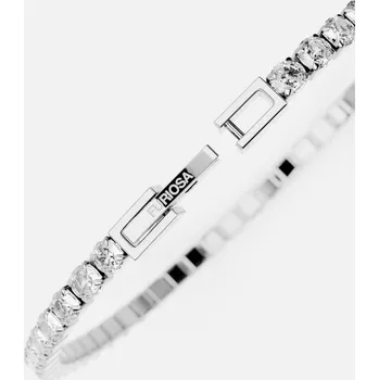 Náramek TENNIS BRACELET, stříbrná - 17 cm