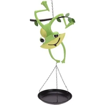 Pro ptáka Kovové krmítko na zavěšení 67x39,5x21 cm žába