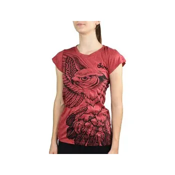 Pánské tričko Tričko krátký rukáv SURE, Orlí vzlet, červená L