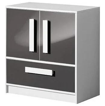 Komoda DAVID šedý komoda 8