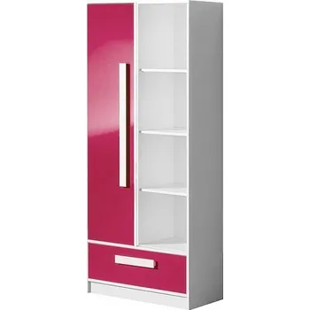 regál DAVID růžový regál 3