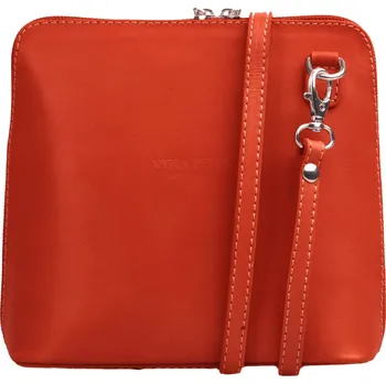 Peněženka Malá dámská kožená kabelka 133 oranžová, IL GIGLIO