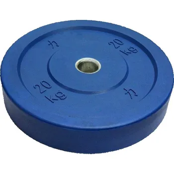 SS Bumper plate kotouč, Riot, 20 kg, Modrý Varianta: Bumper plate kotouč, Riot, 20 kg, Modrý