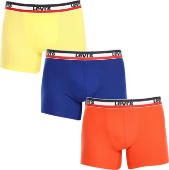 Boxerky 3PACK pánské boxerky Levis vícebarevné (100002870 010) L 100002870 010 Možnost vrácení zboží ZDARMA do 120 dnů!