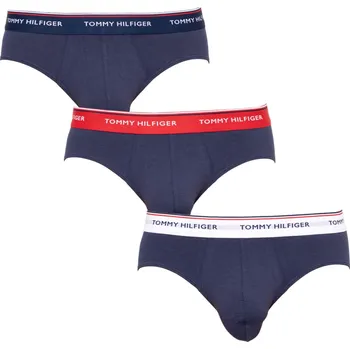 Slipy 3PACK pánské slipy Tommy Hilfiger tmavě modré (1U87903766 904) L 1U87903766 904 Možnost vrácení zboží ZDARMA do 120 dnů!