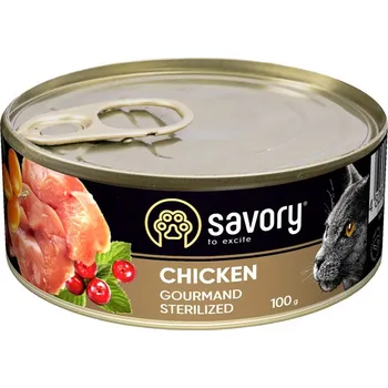 Krmivo pro kočku Savory Cat sterilized Chicken 100 g