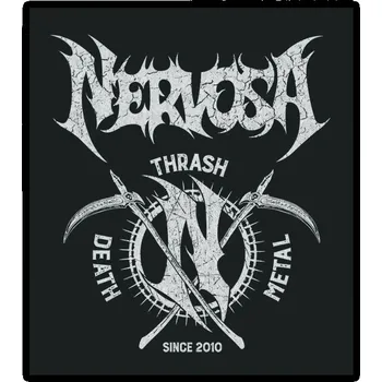 Nášivka nášivka na záda, zádovka Nervosa - since 2010