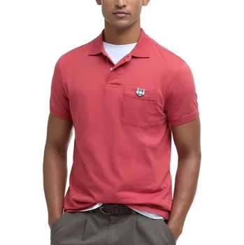 Pánská košile Barbour Tothill Tailored Fit Polo Shirt — Red Spice