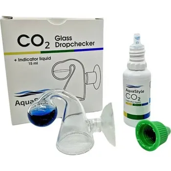 Test akvarijní vody Aqua Style Skleněný dropchecker s indikační kapalinou 15 ml