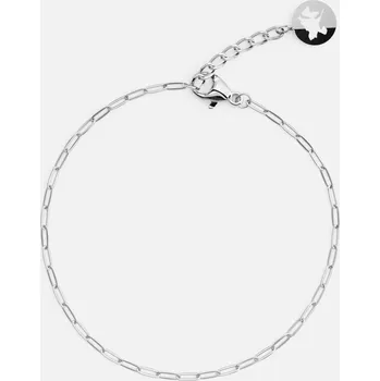 Náramek PAPERCLIP PIXIE BRACELET, stříbrná - 16+2 cm