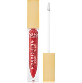 Přípravek na rty MUA Makeup Academy Virtual Glow vyživující lesk na rty pro třpytivý lesk odstín Metaversal Coral 6.5 ml