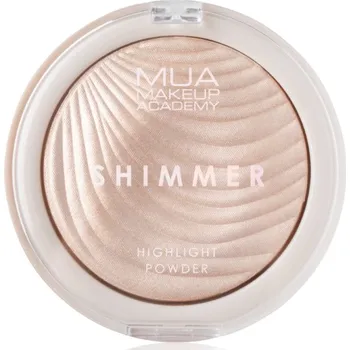 Přípravek na tvář MUA Makeup Academy Shimmer kompaktní pudrový rozjasňovač odstín Oyster Silk 8 g