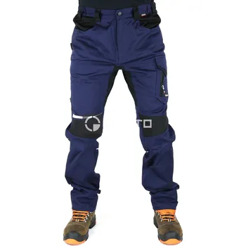 montérky COFRA Skiathos Stretch pracovní kalhoty modré 52