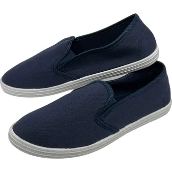 Dámské tenisky Fashion Dámské modré slip on tenisky 01 Barva: Modrá, Velikost: 38